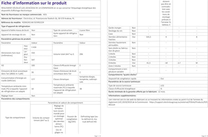 RDB424E1AX Réfrigérateur À Double Porte Pose Libre / 1434 Mm / Partie Congélateur En Haut / 205 L / Couleur : Aspect Acier Inoxydable, Côtés Argentés + Revêtement Anti-Traces En Acier Inoxydable