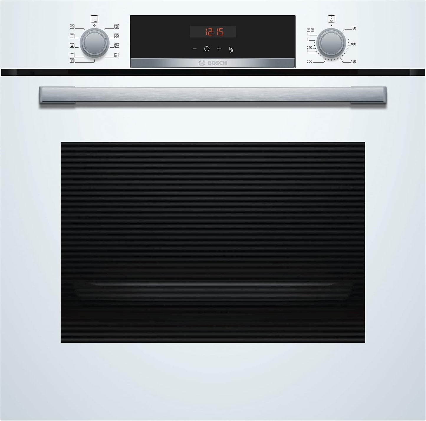 HBA573BV0 Four Intégrable Série 4 - Four Multi-Fonctions - Pyrolyse - 3600 W - Grande Capacité De 71L - Blanc