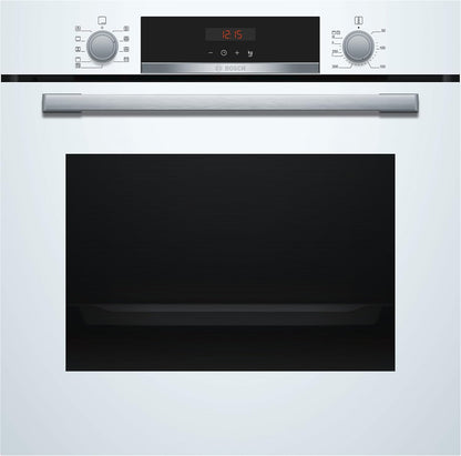 HBA573BV0 Four Intégrable Série 4 - Four Multi-Fonctions - Pyrolyse - 3600 W - Grande Capacité De 71L - Blanc