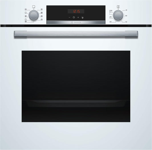 HBA573BV0 Four Intégrable Série 4 - Four Multi-Fonctions - Pyrolyse - 3600 W - Grande Capacité De 71L - Blanc