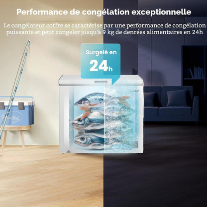 RCC201WH6(E) Congélateur / 82 Kwh/An / 85 Cm De Haut / 200 L/Compresseur Inverseur / 41 Db/Faible Volume/Convient Pour Différents Scénarios D'Utilisation/Régulateur De Température