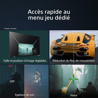 Sony TV Bravia KD-75X75WL : 4K Ultra HD LED | HDR | Google | Pack ECO | BRAVIA Core -Design Signature Sony [Classe Énergétique F]