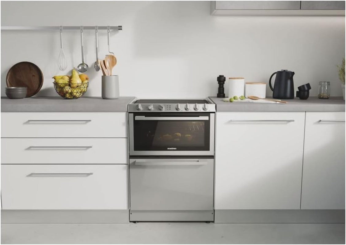CUIS/LV TRIO VITRO ROSIERES TRV60NOIN/1