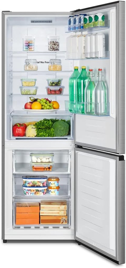 Hisense RB372N4AC2 Réfrigérateur-Congélateur Autoportante 292 L E Acier Inoxydable