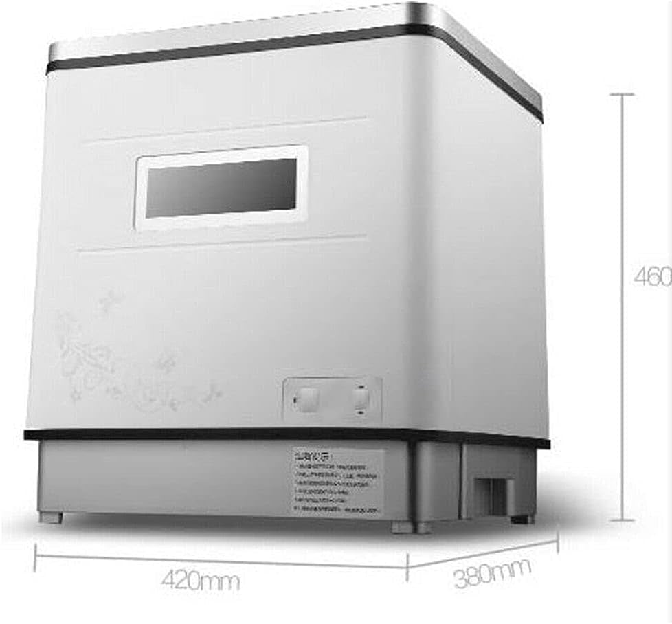 Lave-Vaisselle De Table 42 × 36 × 46 Cm Avec Chaleur De 70 Degrés Tue Fonction 1500 W Pour Appartements Dortoirs Et Camping-Cars Et Camping