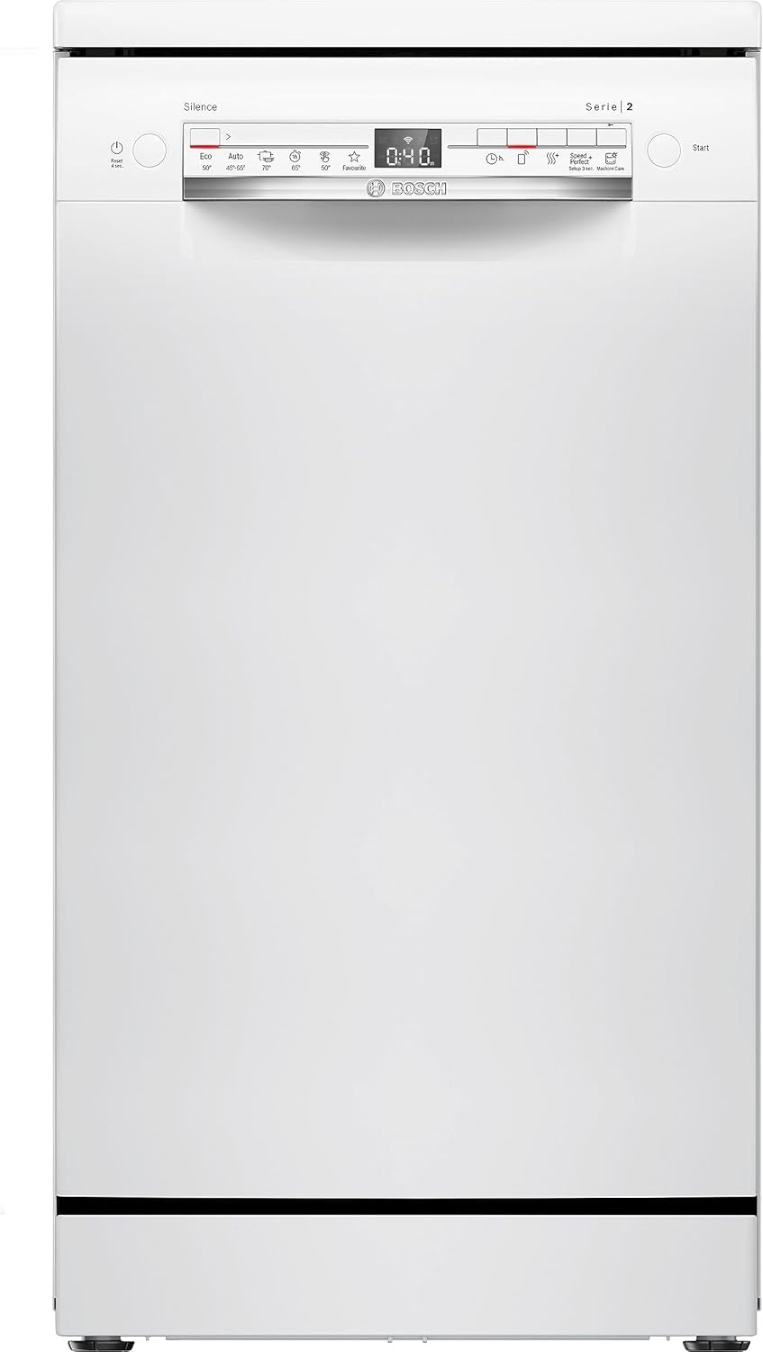 LAVE-VAISSELLE LARGEUR 45CM 10 COUVERTS 46DB BLANC CLASSE E