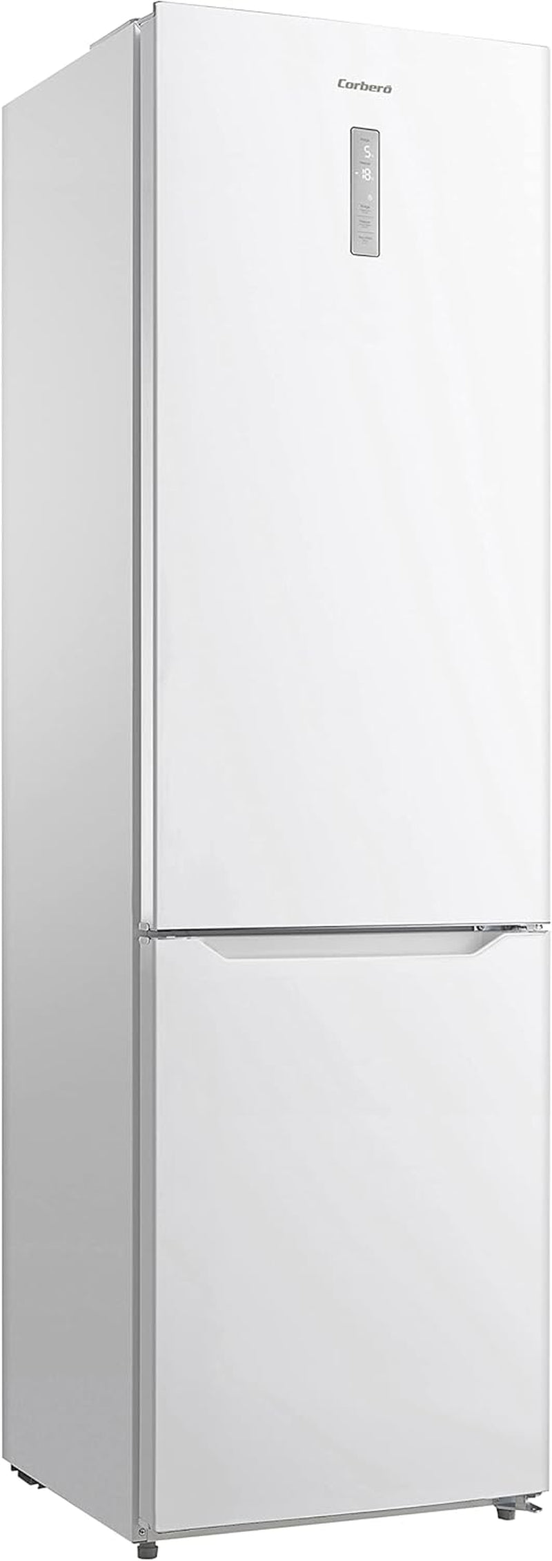 Corberó E-CCM201520WMAD Combis 200X60 Non Frost Dimensions 201 X 60 X 63, Capacité 329 L, Pas De Frost, Couleur Blanc, Métal Back Cooling, Efficacité Énergétique D