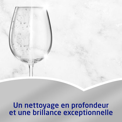 - Pastilles Lave-Vaisselle Tout En 1 Expert plus - 60 Tablettes - Brillance - Nettoyage En Profondeur - 3X plus Brillant Que Les Détergents Classiques