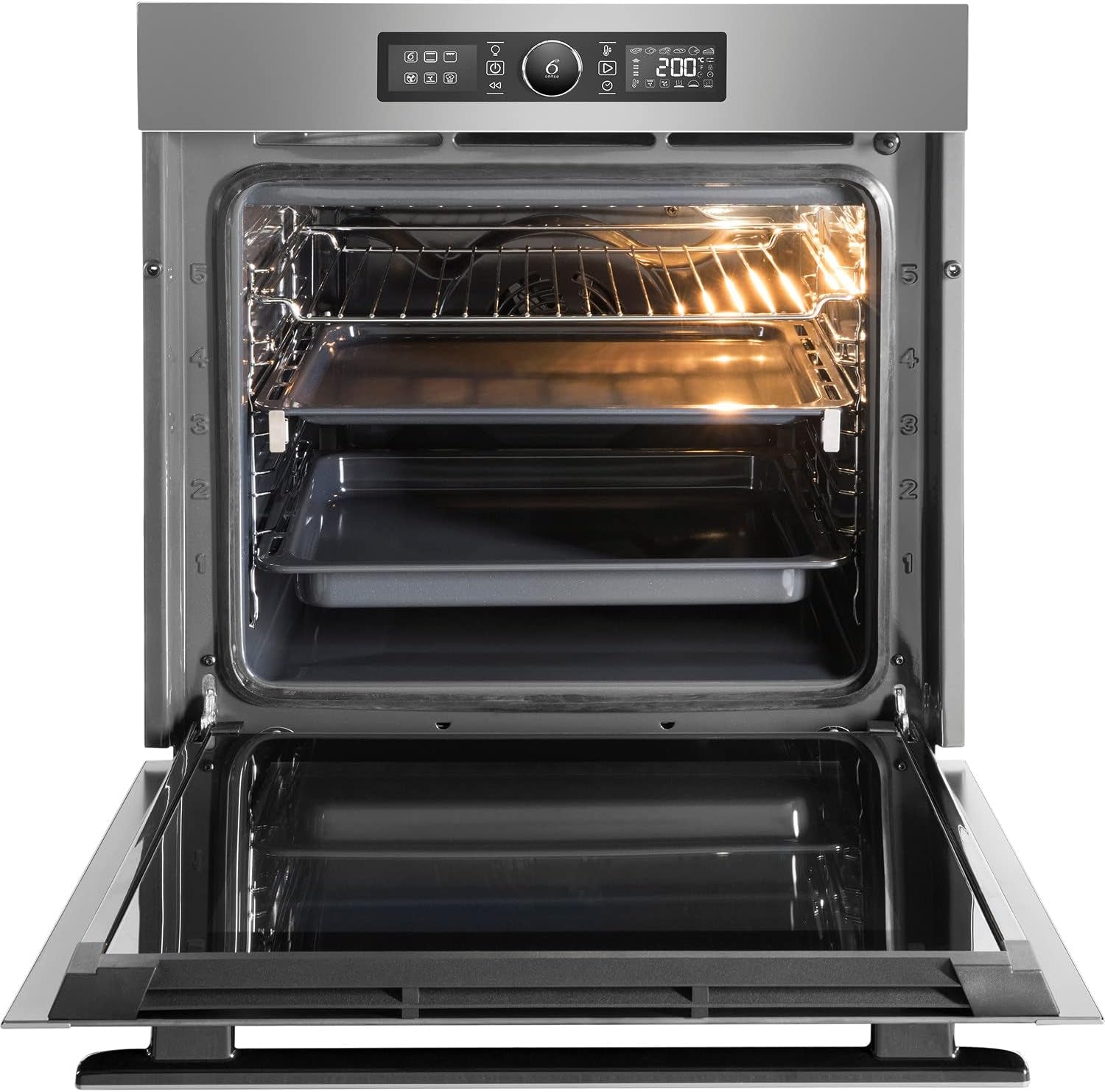 Whirlpool Absolute AKZ96220IX - Four, Intégré, Fermeture Amortie Et Fonctions Star Clean, 73 L, Inox