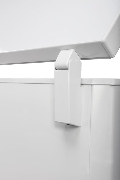 Congélateur Bahut GHF2500, Acier/Aluminium, 165 X 73.5 X 83.5 Cm, 500 L, 125 W, 2 Paniers, Éclairage LED, Avec Serrure, Blanc
