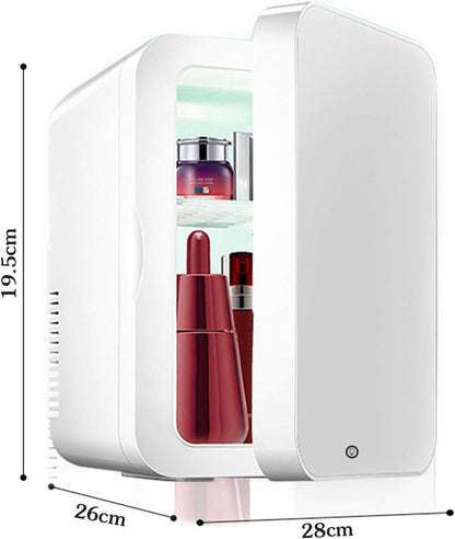 TWSOUL Petit Réfrigérateur 8 Litres Avec Réglage De La Température - Réfrigérateur Thermoélectrique Portable Et Chaud Pour Chambre À Coucher, Cosmétiques, Lait Maternel, Bureau Et Voyage