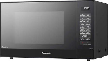 NN-GT46KBSUG Four À Micro-Ondes Et Gril Avec Plateau Tournant, 31 Litres, Aacier Inoxydable, 1000 W, Grill 1100 W, 24 Programmes Auto, Écran LCD, Capteur Genius, Menu Junior, Noir