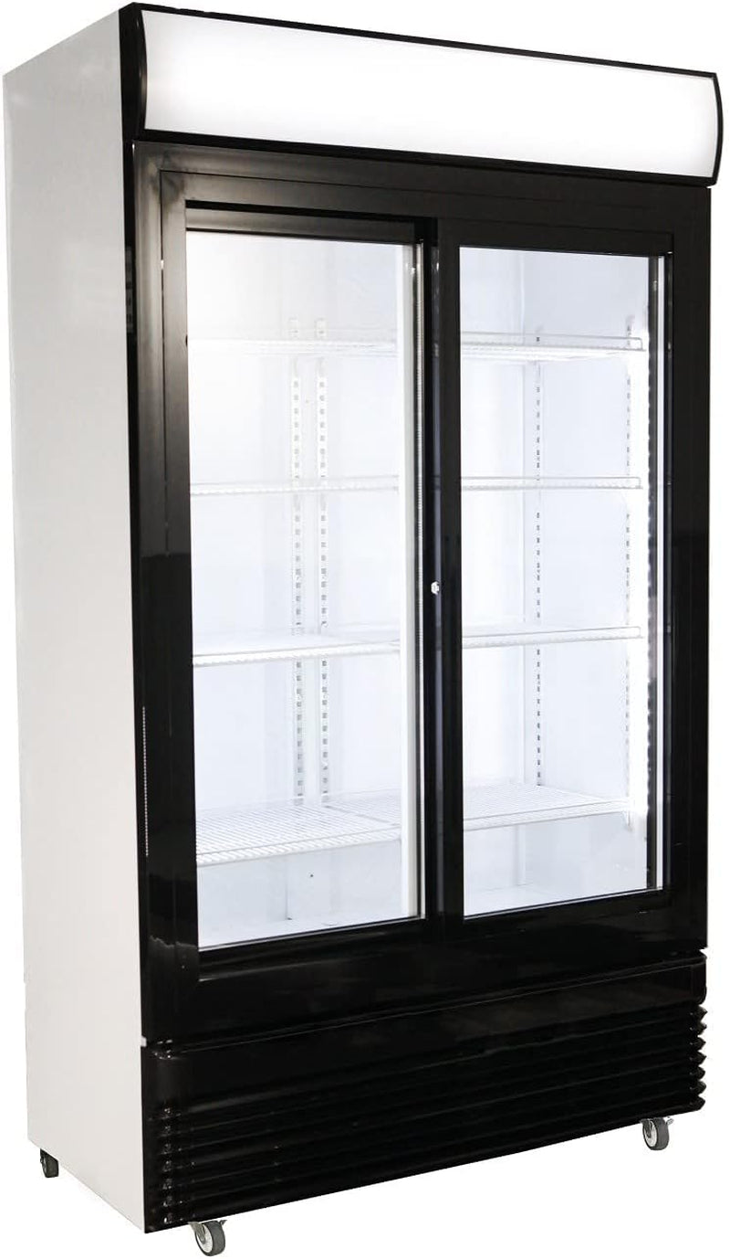 Armoire À Boisson 2 Portes Vitrées Coulissantes 750 L - Combisteel - R2902 Portesvitrée
