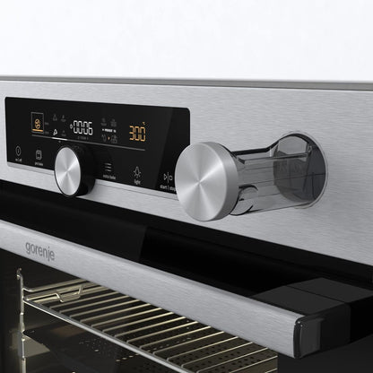 738599 Optibake Advanced BSA 6747 A04X Four Encastrable / 77 L/Air Chaud/Autobake/Commande Tactile/Thermomètre De Cuisson/Gentleclose & Open/Steam Assist/Step Bake/Pizzamode