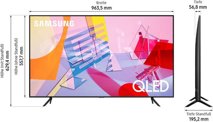 GQ43Q60TGUXZG TV QLED EEC 108 Cm (43 Pouces) DVB-T2, DVB-C, DVB-S, UHD, Smart TV, Wi