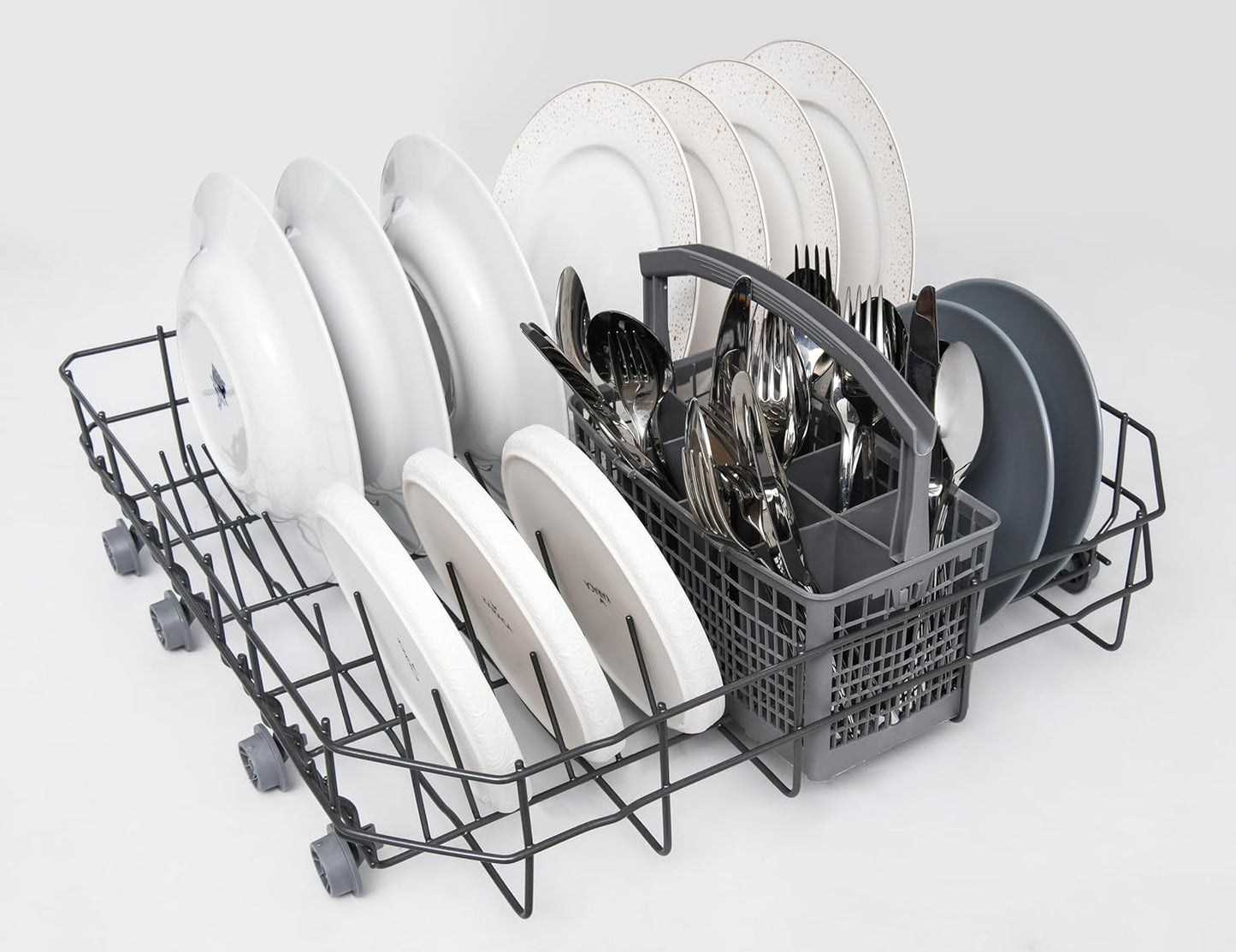 Respekta Lave-Vaisselle Entièrement Intégré 60 Cm / Lave-Vaisselle Encastré Avec Panier À Couverts / 4 Programmes / Départ Différé / 12 Couverts / GSP60VV / Silencieux 49 Db