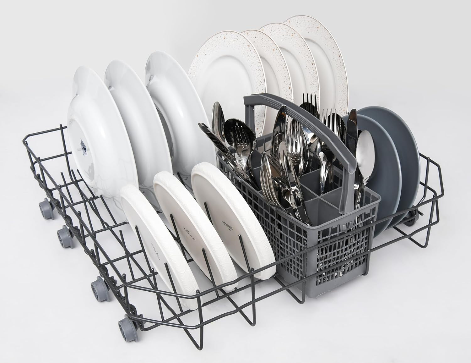 Respekta Lave-Vaisselle Entièrement Intégré 60 Cm / Lave-Vaisselle Encastré Avec Panier À Couverts / 4 Programmes / Départ Différé / 12 Couverts / GSP60VV / Silencieux 49 Db