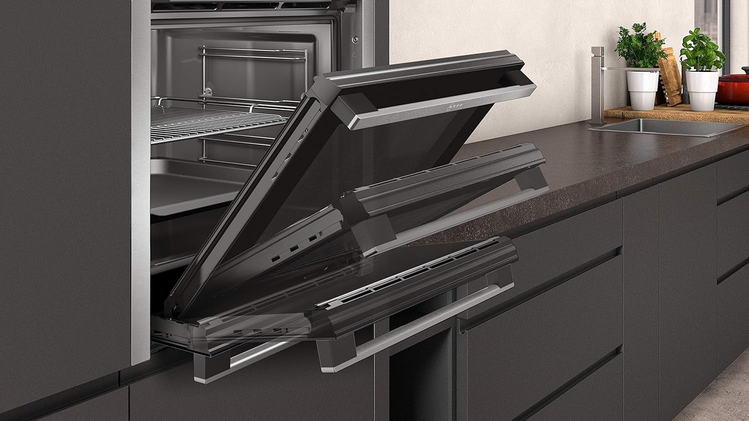 Neff BCC3642MK Four 71 L a Acier Inoxydable