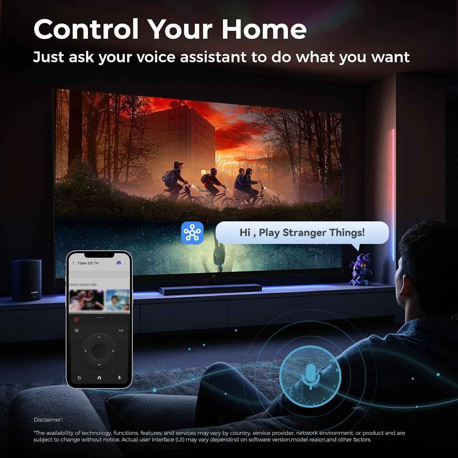 40 Pouces (102 Cm) Smart TV 1080P Full HD Tizen OS, Gaming Hub HDR 10 | Dolby Audio, HDMI, Miracast, Commande Vocale, 350+ Chaînes TV Gratuites,Téléviseur À Écran Plat