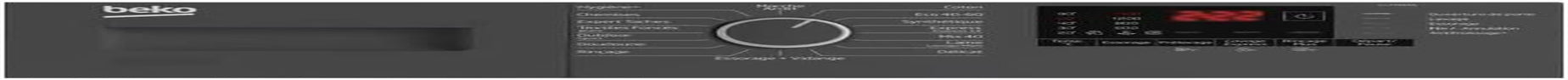 Lave-Linge Hublot BEKO LLF08A5 - 8 Kg - Induction - 1400 Trs/Min - Gris Anthracite