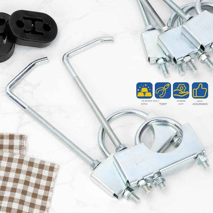 1 Pince D'Échappement Universelle De 7,5 Cm Avec Suspension, Robuste Pour Tuyau D'Échappement De Voiture Et Camion (2,25 Pouces)