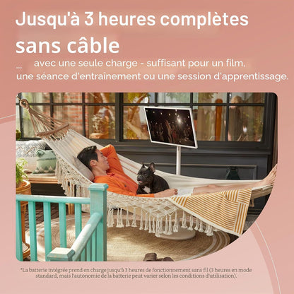 TV LG Stanbyme 27Art10 68Cm Full HD Smart TV 2023 Blanc Et Beige