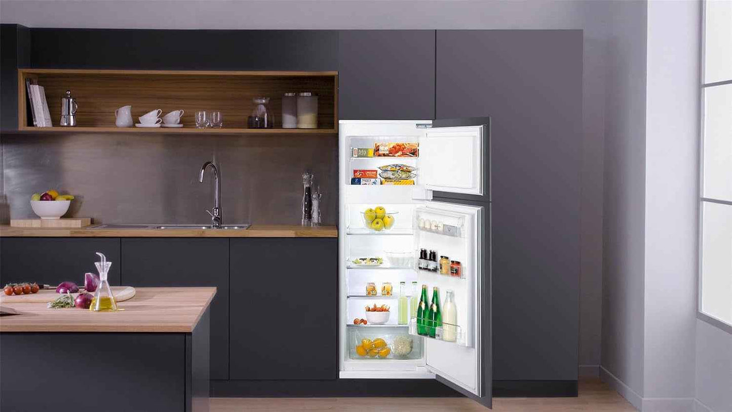 KDI 14S2 Réfrigérateur/Congélateur Encastrable/Classe D'Efficacité Énergétique : E/Niche 145 / Réglage Électronique De La Température/Éclairage Led/Dégivrage Automatique Dans La