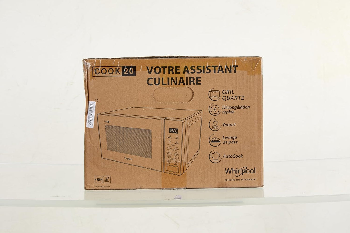 Whirlpool MWP 203 W Four À Micro-Ondes + Grill, 20 Litres, Blanc, Avec Grille Haute