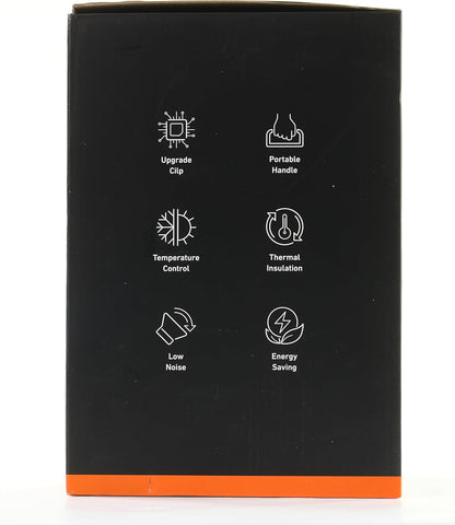 Mini Frigo De Chambre, Mini Réfrigérateur Voiture Portatif 4L 12V/220V, Glacière Électrique Chaud/Froid 0-66°C, Cadeau Femme Homme Garantie 3 Ans (Black)