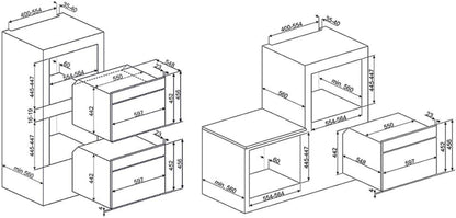Sf4920Vcx – Ovens (Small, Built-In, Electric, a +, Stainless Steel, Rotary)