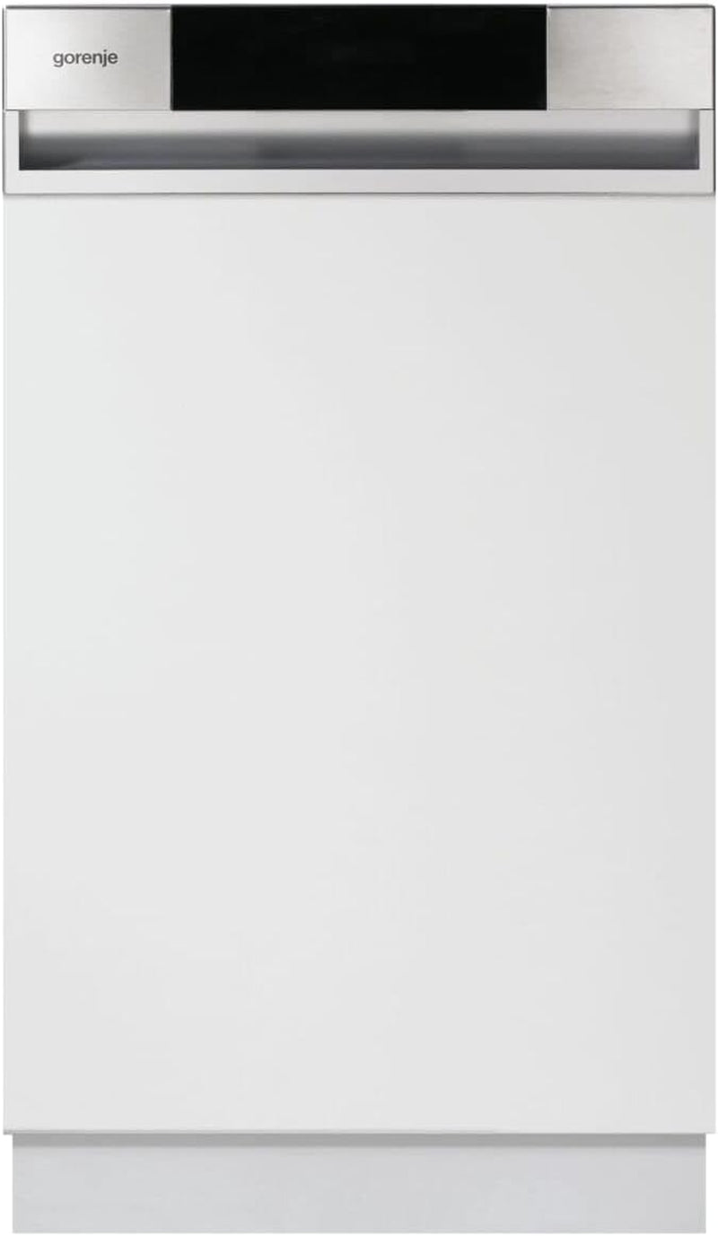 Gorenje GI 520 E15X Lave-Vaisselle Partiellement Intégré, 45 Cm, 9 Couverts, 5 Programmes, Programme De Nettoyage De 1 H, Panier Supérieur Réglable En Hauteur, Protection Complète Contre Les