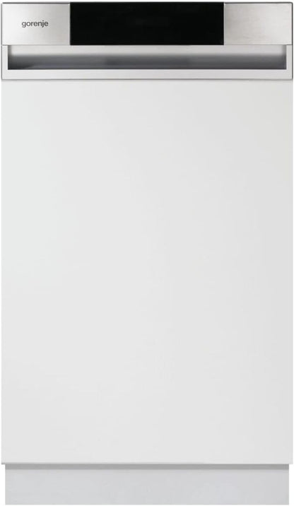 Gorenje GI 520 E15X Lave-Vaisselle Partiellement Intégré, 45 Cm, 9 Couverts, 5 Programmes, Programme De Nettoyage De 1 H, Panier Supérieur Réglable En Hauteur, Protection Complète Contre Les