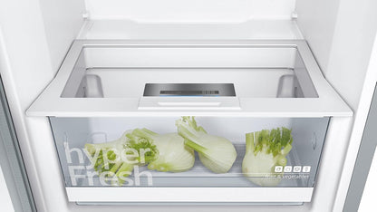 Iq300 KS36VVIEP Réfrigérateur Autoportante 346 L E Acier Inoxydable