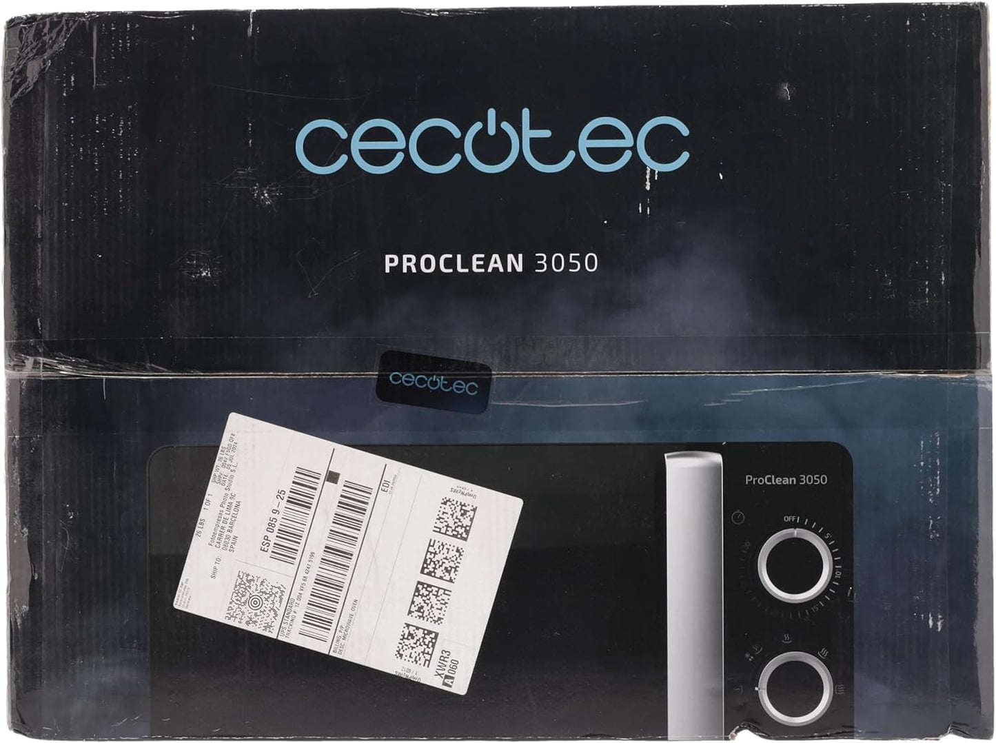 Micro-Ondes Proclean 3050. Capacité De 20 L, Revêtement Ready2Clean, 700 W De Puissance, 6 Niveaux De Fonctionnement, Minuterie 30 Minutes, Mode Décongeler, Finition Noir Et Argenté.