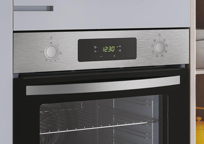 Four Électrique Inox FIDC X625 L - Chaleur Tournante, 70L, Nettoyage Aquactiva, Connectivité Hon, 8 Fonctions, Classe A+