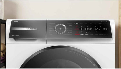 Bosch WGB256A2FR Série 8 - Lave-Linge, Pose-Libre, Dosage Automatique I-Dos | Blanc, 10 Kg, 1600 Trs/Min, Speedperfect, Activewater, Efficacité Énergétique a -30%, I-Dos Avec Scan De La Lessive