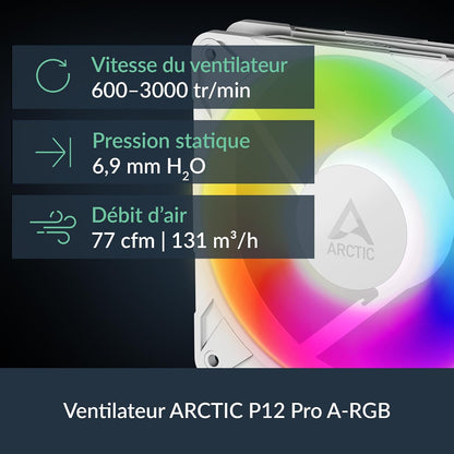 Liquid Freezer III Pro 360 A-RGB (Blanc) - Refroidisseur À Eau CPU