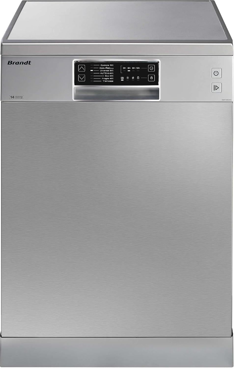 LAVE-VAISSELLE 14 COUVERTS 44Db INOX CLASSE D