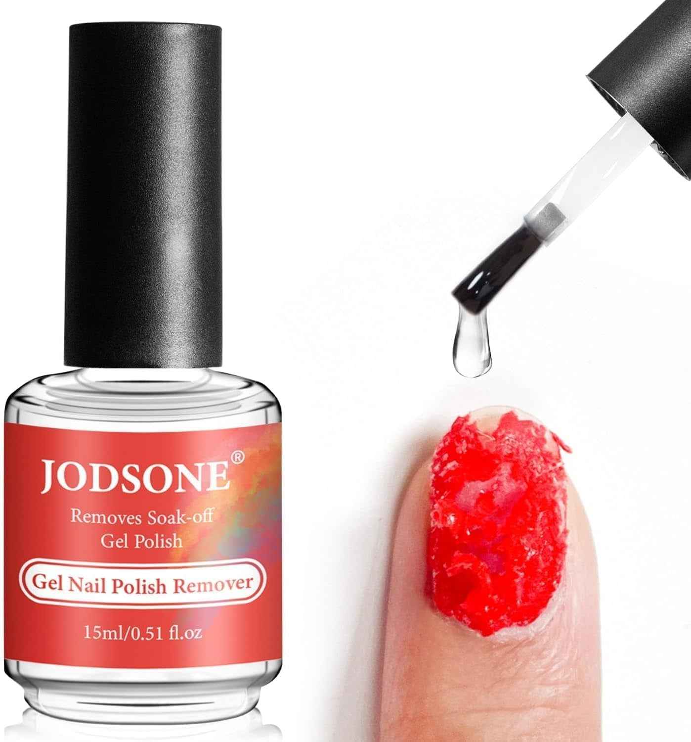 15Ml Dissolvant Vernis Semi Permanent, Enlève Le Vernis Gel En 3 À 5 Minutes Sans Trempage Ni Enveloppement, Enlève Facilement Et Rapidement Vernis Gel
