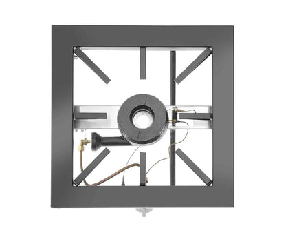 Réchaud À Gaz Professionnel Hokker Pour Utilisation En Intérieur, Avec Thermocouple Et Allumage Électronique, Compatible Gaz Propane Et Butane, 6,0Kw, 400X440X(H)390Mm, Acier Inoxydable