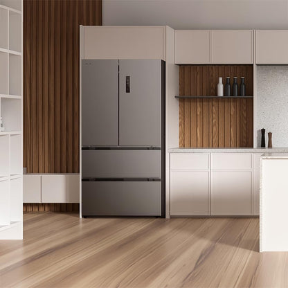 Refrigerator French Door Stainless Steel 510 L Bolero Coolmarket FD 510 Inox E. 183 Cm High, 84 Cm Wide, Motor Inverter Plus, Fast Cooling and Fast Freezing, Multiairflow, Total Nofrost