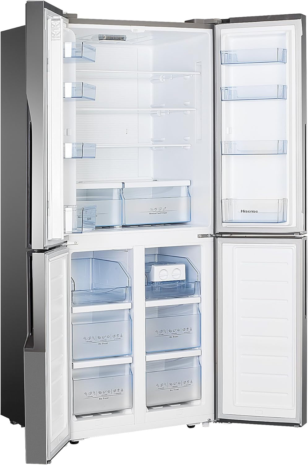 Hisense MKGNF 440 Dans Le Réfrigérateur Porte À Droite Et Gauche-Réfrigérateurs Side-By-Side (Indépendant Porte Acier Inoxydable Americana 432 L L 456 SN-ST/T/N)