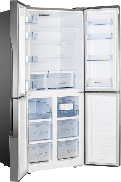 Hisense MKGNF 440 Dans Le Réfrigérateur Porte À Droite Et Gauche-Réfrigérateurs Side-By-Side (Indépendant Porte Acier Inoxydable Americana 432 L L 456 SN-ST/T/N)