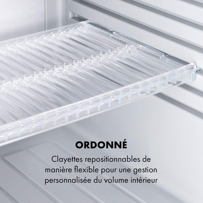 Mini Frigo De Chambre De 30L Pour Snacks Et Boissons, Petit Frigo Top Silencieux, Mini Bar, Petit Réfrigérateur Camping, Mini Frigo Cosmetique, Refrigerateur Avec Étagères Réglables, 5-15°C