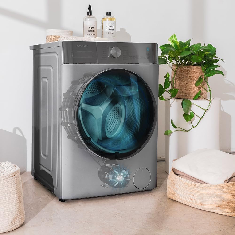 Lave-Linge 10 Kg À Chargement Frontal Bolero Dresscode 10800 Inverter Steel a 1400 Tr/Min, 16 Prog, Classe A, Moteur Inverter Plus, Vapeur Steammax, Lavage Intelligent Et Détecteur De Charge