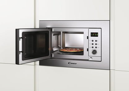 MIC211EX - Micro-Ondes Intégré/Intégré Avec Grill, 20 L, 800 W/1000 W, 8 Programmes Automatiques, Gris