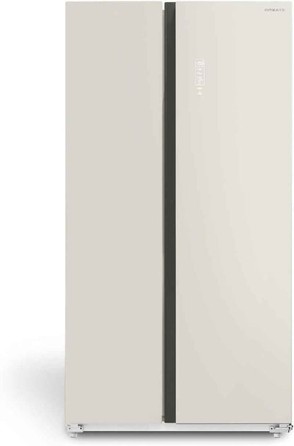 / FRIDGE STUDIO SIDE by SIDE 550 / Réfrigérateur Style Side by Side 550L Blanc Cassé / 91,2 X 70,4 X 177,7 Cm/No Frost, Traitement Antibactérien, Commande Tactile Électronique, 158W