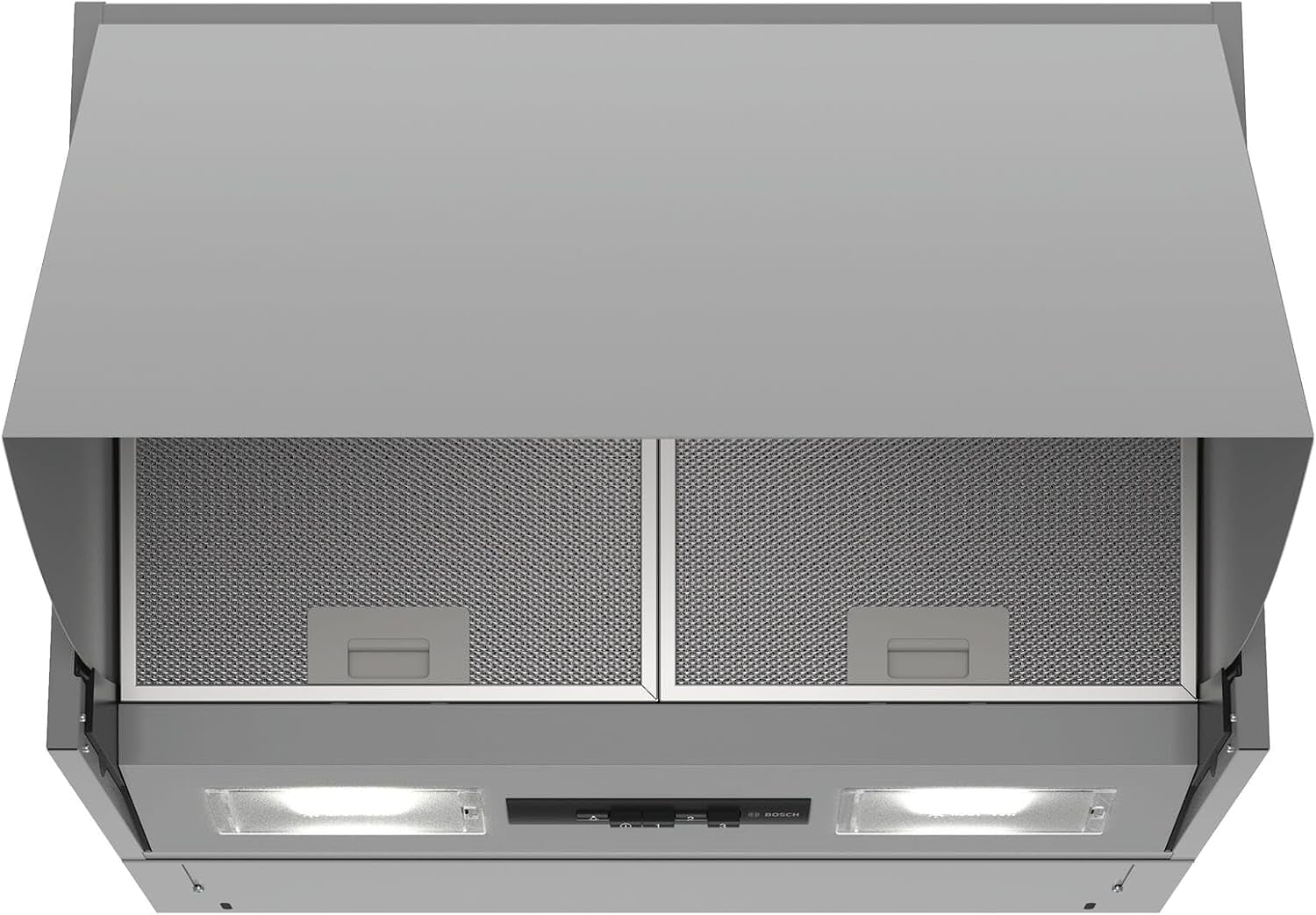 Bosch DEM66AC00 Série 2 - Hotte Escamotable | 60 Cm, Argenté, Eclairage LED
