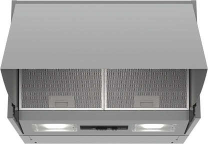 Bosch DEM66AC00 Série 2 - Hotte Escamotable | 60 Cm, Argenté, Eclairage LED