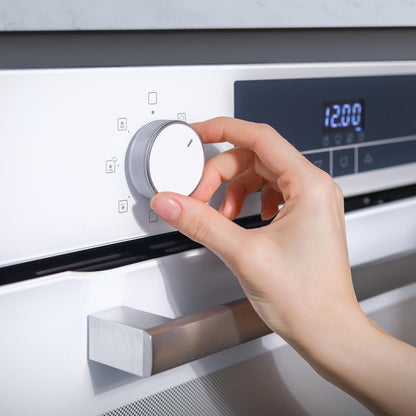 Four Intégrable 60 Cm Bolero Hexa M226000 Verre Blanc A. 2800 W, 72 L, 7 Fonctions, Mode Grill, Fan Assisted Grill, Mode Convection, Defrost, Steam Base X2, Steam Easyclean, Steam Assist